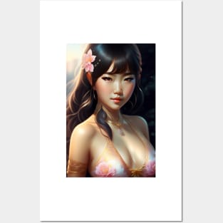 cute girl Posters and Art